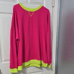 Fantaslook Pink and Green Top